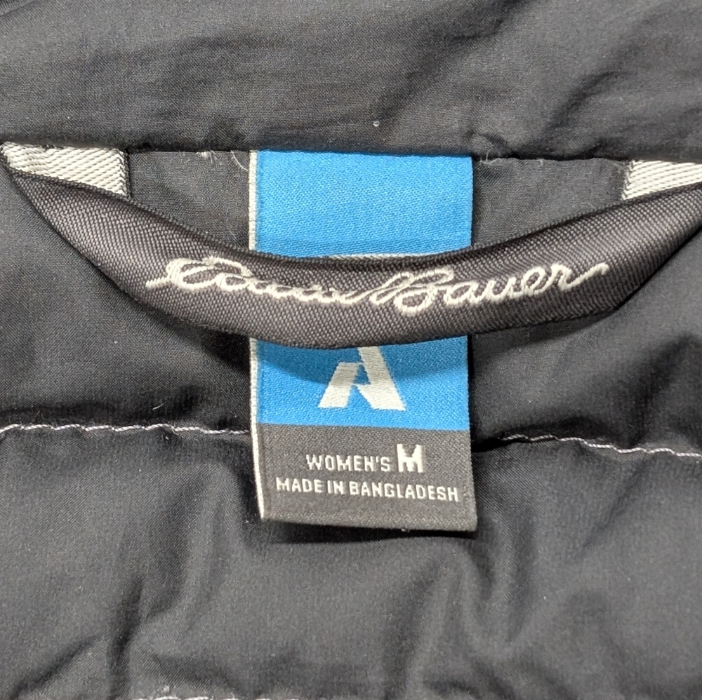 Eddie Bauer First Ascent Storm 800 Down Hooded Jacket Women's M Gray - Picture 7 of 13